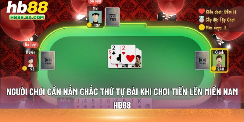 chơi tiến lên miền Nam HB88