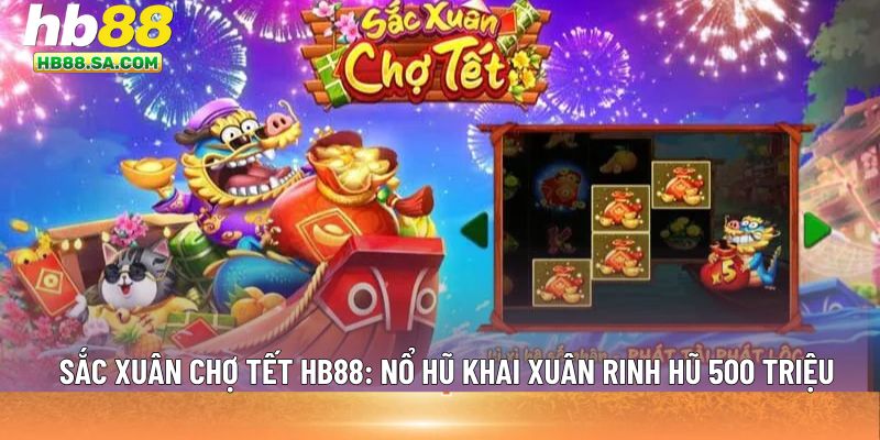 sắc xuân chợ Tết